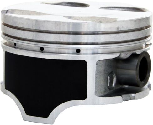 Set of 6 Dish Top Pistons for 98-02 Mazda 2.5L/2497 KL - Coated Skirt | Standard Size | 84.50mm Bore Diameter in Saudi Arabia