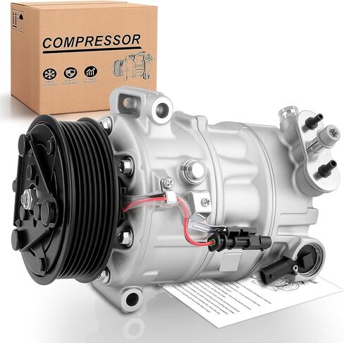 Air Conditioner AC Compressor Fit for Chevrolet Equinox 2.4L (2012-2014), for GMC Terrain 2.4L (2012-2014). Replace 1422229, CO22229C in Saudi Arabia