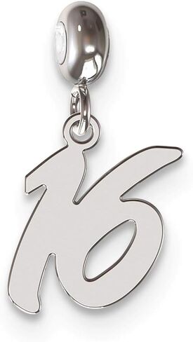 Sterling Silver Rhodium-plated MeMi Cross Sterling Silver Charm in Saudi Arabia