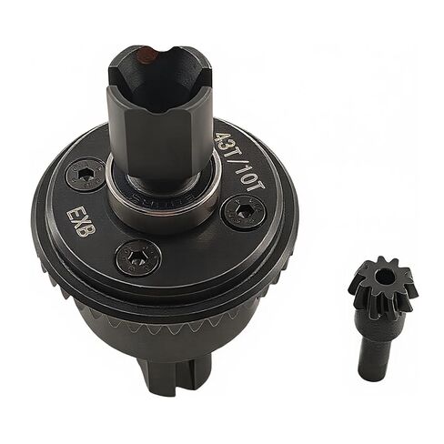 43T Differential Ring Gear & 10T Pinion Gear Upgrade for ARRMA 1/7 Big Rock, Mojave, Fireteam V2 6S BLX & 1/8 Kraton, Outcast, Notorious, Talion 6S BLX/EXB – Replaces ARA310990, ARA310979 (Black) in Saudi Arabia