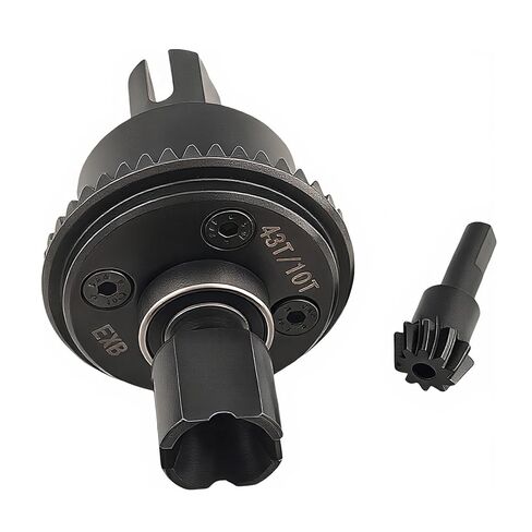 43T Differential Ring Gear & 10T Pinion Gear Upgrade for ARRMA 1/7 Big Rock, Mojave, Fireteam V2 6S BLX & 1/8 Kraton, Outcast, Notorious, Talion 6S BLX/EXB – Replaces ARA310990, ARA310979 (Black) in Saudi Arabia