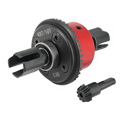 43T Differential Ring Gear & 10T Pinion Gear Upgrade for ARRMA 1/7 Big Rock, Mojave, Fireteam V2 6S BLX & 1/8 Kraton, Outcast, Notorious, Talion 6S BLX/EXB – Replaces ARA310990, ARA310979 (Black) in Saudi Arabia