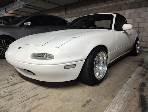 iJDMTOY عدسة شفافة/بيضاء كهرمانية/حمراء كاملة LED مجموعة إضاءة جانبية متوافقة مع 1990-2005 Mazda Miata MX-5، مدعومة بإجمالي 84-SMD LED، استبدل مصابيح العلامات الجانبية OEM in Kuwait