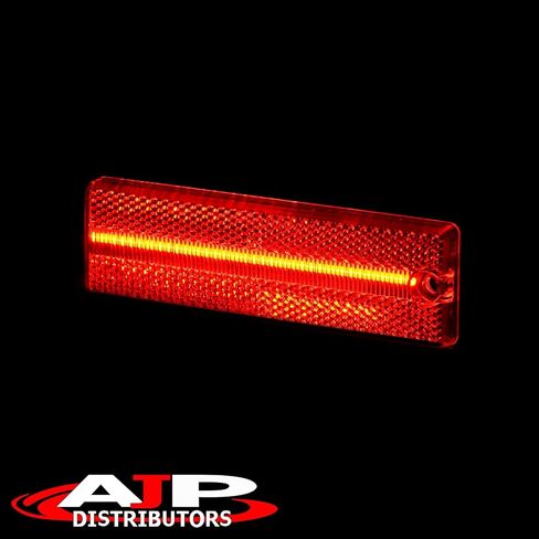 AJP Distributors Clear Red LED Rear Bumper Side Markers Lights Lamps Compatible/Replacement For Chevrolet Chevy Camaro 1993 1994 1995 1996 1997 1998 1999 2000 2001 2002 93 94 95 96 97 98 99 00 01 02 in Kuwait