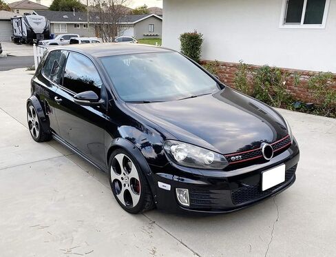 iJDMTOY Euro Smoked Lens Front Bumper Side Marker Light Housing Replacements Compatible with Volkswagen: 2009-2014 MK6 GTI, Replace OEM Amber Sidemarker Lamps in Saudi Arabia