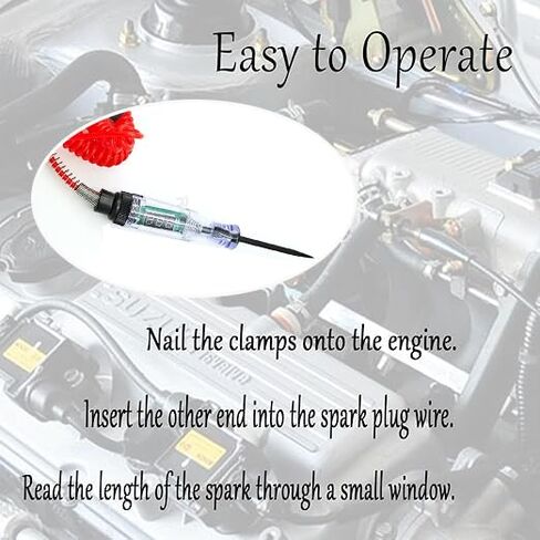 1Pack Automotive Test Light with 6-12-24V LED Digital Voltage Display, Electrical Test Pen with Long Probe for Car RV Fuse Checker， Dual Color Polarity Indicator & Circuit Tester Automotive in Saudi Arabia