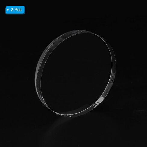 Acrylic Stamp Block, 2 Pack Stamping Block Round Clear Decorative Mounting Blocks Set for Scrapbooking DIY Crafts Card Making, 2" Diameter in Saudi Arabia