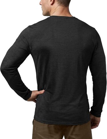 CQR Men's UPF 50+ Sun Protection Long Sleeve Quick Dry Athletic Shirts, Stretch Running Workout Hiking T-Shirts in Kuwait