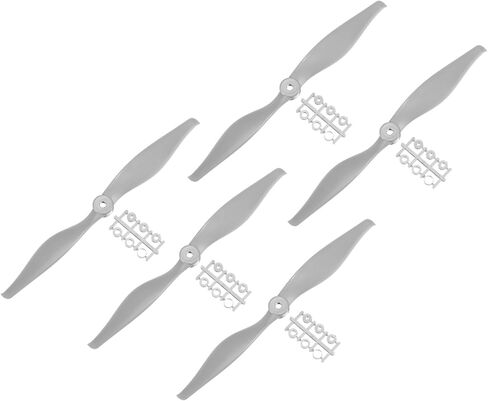 MECCANIXITY 5Pcs 7x5 Inch Propeller RC Propellers 2-Vane Blades Props Gray with Adapter Rings for RC Airplane Aircraft Prop Replacement in Saudi Arabia