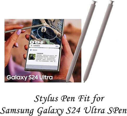 2 Pcs S24 Ultra S Pen for Samsung Galaxy S24 Ultra S Pen Replacement, Gray in Kuwait