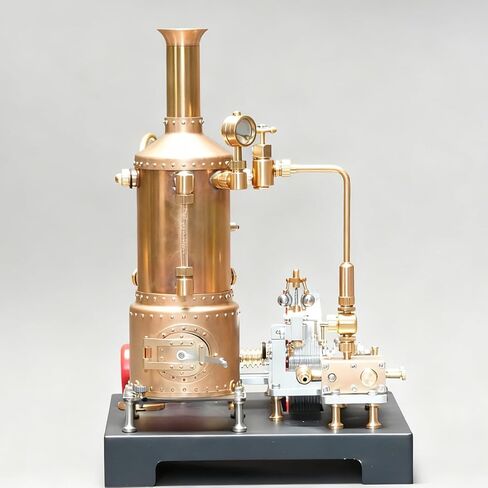 مجموعة أدوات ورشة عمل Steampunk المصغرة العتيقة لـ SE-01/02/03 ونماذج محركات البخار الأخرى، GF-01 نظام نقل ميكانيكي وظيفي معدني بالكامل (27 قطعة) in Saudi Arabia