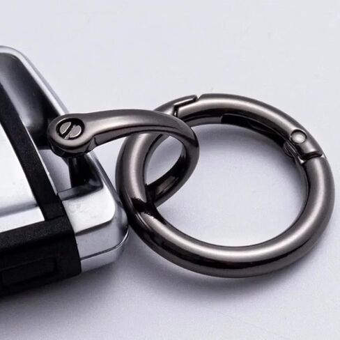 Spring O Rings Keyring Buckle, Round Carabiner Snap Clip, Key Ring Clip DIY Accessories for Handbag Key Keychain in Saudi Arabia