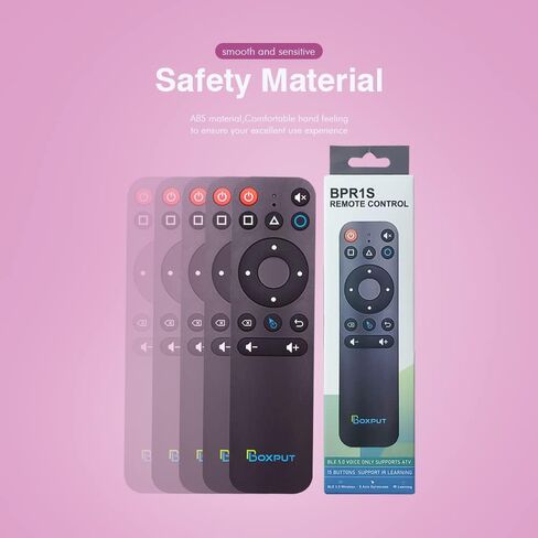 جهاز التحكم عن بعد BPR1S Plus Air Mouse 2.4G RF عن بعد بلوتوث للتحكم الصوتي عن بعد مع جهاز استقبال USB جيروسكوبي 6 محاور لتعلم الأشعة تحت الحمراء لجهاز Android TV Box TV Stick Smart Set Top Box Smart Projector in Saudi Arabia