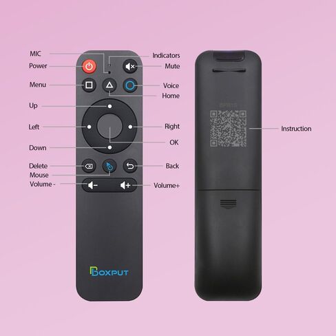 جهاز التحكم عن بعد BPR1S Plus Air Mouse 2.4G RF عن بعد بلوتوث للتحكم الصوتي عن بعد مع جهاز استقبال USB جيروسكوبي 6 محاور لتعلم الأشعة تحت الحمراء لجهاز Android TV Box TV Stick Smart Set Top Box Smart Projector in Saudi Arabia
