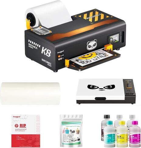آلة طباعة نقل الملابس Procolored K13 Series A3 L1800 DTF تي شيرت مباشرة إلى طابعة الأفلام مع دوران الحبر الأبيض والتنظيف شبه التلقائي - K13 والفرن in Saudi Arabia