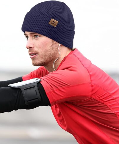 KUTTOR 4 حزمة قبعات شتوية صغيرة سميكة متماسكة الجمجمة قبعة صغيرة الكبار الشتاء القبعات الدافئة قبعة تزلج محبوكة مريحة للرجال والنساء in Kuwait