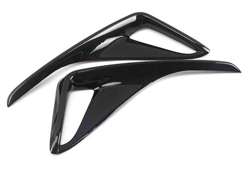 Car Accessories Compatible with Toyota C-HR CHR 2019 2018 Exterior Rear Fog Light Lamp Cover Trim ABS 2PCS(Carbon Fiber Style,Rear) in Saudi Arabia