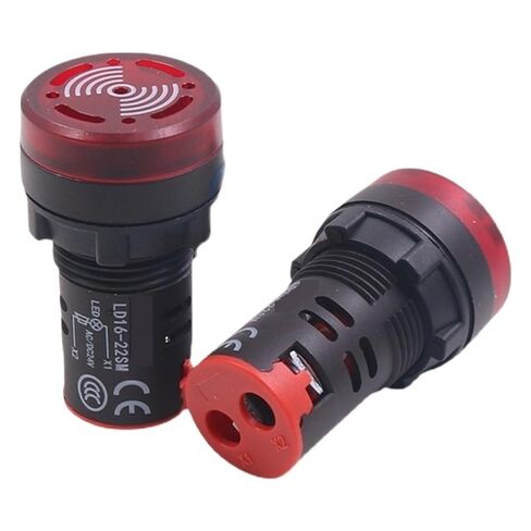 24V Flash Buzzer AD16-22SM on-Off Test 220V Sound and Light Alarm 16MM with Indicator Light(24vdcdc) in Saudi Arabia