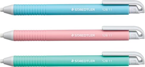 حامل ممحاة الفينيل من Staedtler، قابل للسحب، خالي من اللاتكس، عبوة من 3 قطع، 528 SBK3 in Saudi Arabia