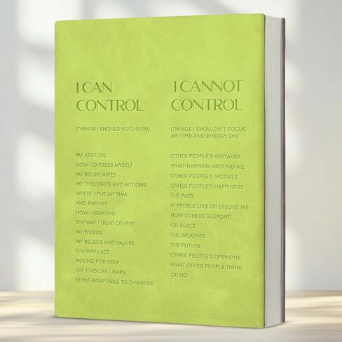 Mental Health Gifts 160 Pages Journal Notebook, I Should Focus on Things I Can Control Writing Notebook for Women Men Coworkers Friends, Thank You Appreciation Gift for Therapist in Saudi Arabia