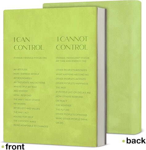 Mental Health Gifts 160 Pages Journal Notebook, I Should Focus on Things I Can Control Writing Notebook for Women Men Coworkers Friends, Thank You Appreciation Gift for Therapist in Saudi Arabia
