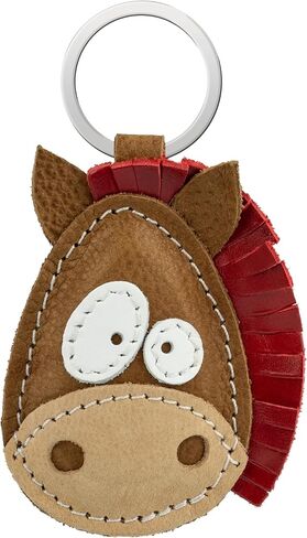 Genuine Leather Animal-Shaped Keychain – Made in EU – Ideal for Christmas, Birthdays & Anniversaries in Saudi Arabia