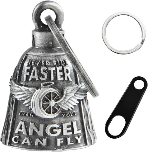 Motorcycle Bells Guardian Angel Gremlin Motorcycle Bells Necklace keychain for good luck in Saudi Arabia