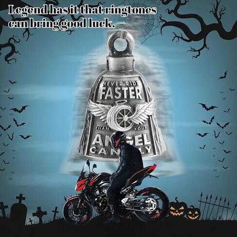 Motorcycle Bells Guardian Angel Gremlin Motorcycle Bells Necklace keychain for good luck in Saudi Arabia