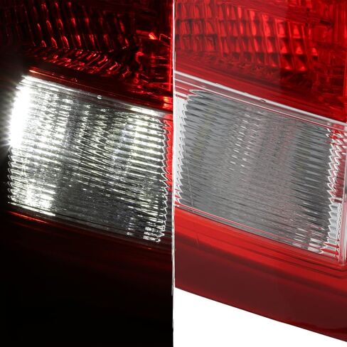 AKKON - يناسب 2010-2016 كاديلاك SRX LED تشغيل عكسي كروم أحمر واضح مصباح خلفي ضوء الفرامل سائق الجانب الأيسر in Kuwait