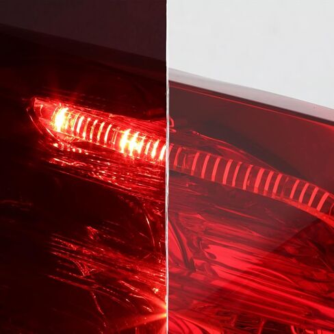 AKKON - يناسب 2010-2016 كاديلاك SRX LED تشغيل عكسي كروم أحمر واضح مصباح خلفي ضوء الفرامل سائق الجانب الأيسر in Kuwait