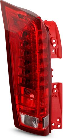 AKKON - يناسب 2010-2016 كاديلاك SRX LED تشغيل عكسي كروم أحمر واضح مصباح خلفي ضوء الفرامل سائق الجانب الأيسر in Kuwait