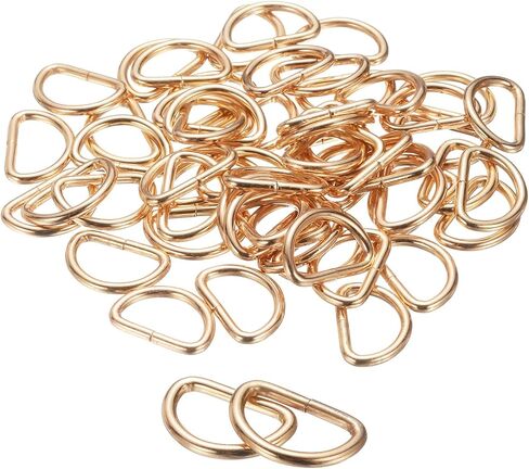 HARFINGTON D Ring Metal D-Shape Buckle Clips Multi-Purpose Buckle Strap Sewing Accessories for Collars Webbing Strap in Saudi Arabia