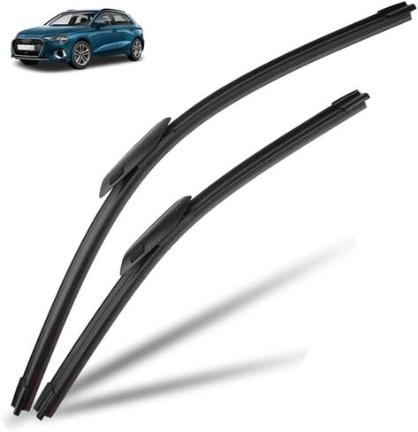 Front Rear Wiper Blades Compatible with AUDI A3 8Y 2020-2023 S3 RS3 SLine Sportback Windscreen Brushes Window Accessories 2021(Front,LHD) in Saudi Arabia