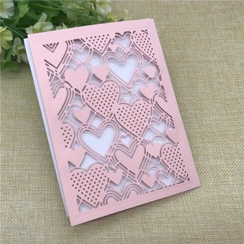 1pc Heart Card Metal Cutting Dies Scrapbooking Album Paper Cards Decorative Crafts Embossing Die Cuts in Saudi Arabia