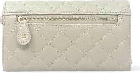 Steve Madden Women's Logobar Trifold Wristlet Wallet (Bone Floral) in Kuwait