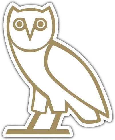 OVO Sticker, Decal for Cars, Trucks, Walls, Windows, Laptops, Waterproof, 5 Inches in Saudi Arabia