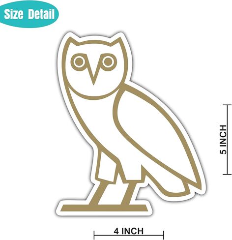 OVO Sticker, Decal for Cars, Trucks, Walls, Windows, Laptops, Waterproof, 5 Inches in Saudi Arabia