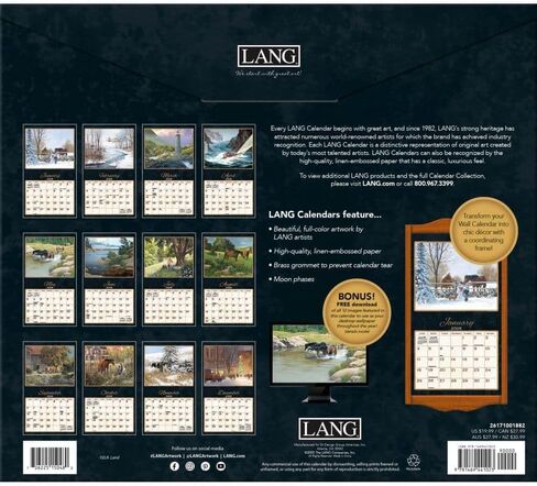 Lang Companies, Treasured Times Special Edition 2025 Wall Calendar in Saudi Arabia