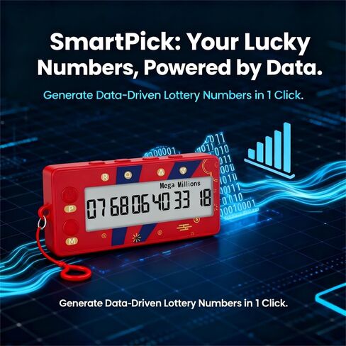 AI Lottery Machine, A Lucky Lottery Machine,Random Picker, Electronic Lottery Assistant, ai Lottery Number Picker， Gift for Lottery Lovers，ai Lottery Number Picker in Saudi Arabia