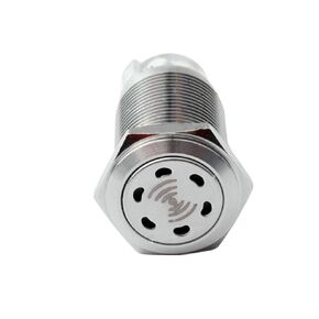 16mm Metal Buzzer LED Flash Waterproof Intermittent Screw Foot Alarm 12v24v(24V) in Kuwait