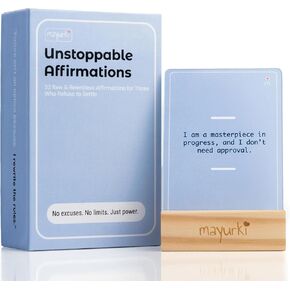 UNSTOPPABLE Affirmation Cards – 52 Bold Mindset Quotes for Ambitious Women, Men Entrepreneurs & High Achievers – Motivational Gift for Her, Him, Boss, or Relentless Dreamer in Saudi Arabia