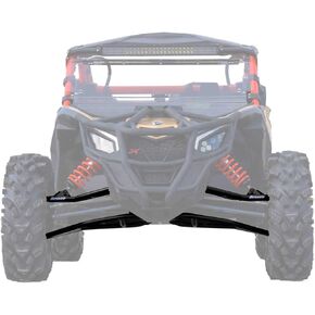 SuperATV 72" Wide Black Front A-Arms for 2017+ Can-Am Maverick X3 (see fitment) | 2.25x Stronger Than Stock | 1.5" Ground Clearance in Saudi Arabia