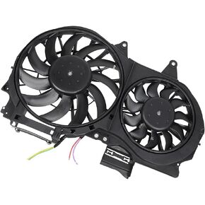 Cooling Fan 622540 for Audi for A4 Quattro 2002-2009 for Audi for A4 2002-2009 Black Driver Passenger Side/LH RH Electric Cooling Fan in Saudi Arabia