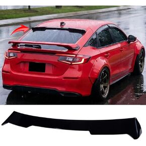 Rear Window Spoiler Wing Fit for Honda Civic Hatchback 2022-2026 EX-L/LX/Sport/Sport Touring Top Wing Lip Exterior Accessories (Gloss Black) in Saudi Arabia