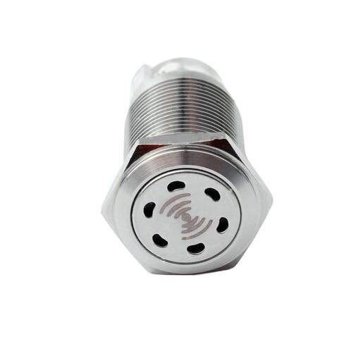 16mm Metal Buzzer LED Flash Waterproof Intermittent Screw Foot Alarm 12v24v(24V) in Saudi Arabia