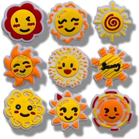 16PCS Weather Cloud Shoe Charms, Shoe Decoration Party Gifts for Boys Girls Kids Women, Men in Saudi Arabia