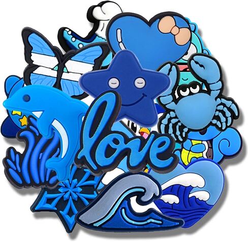 16PCS Weather Cloud Shoe Charms, Shoe Decoration Party Gifts for Boys Girls Kids Women, Men in Saudi Arabia