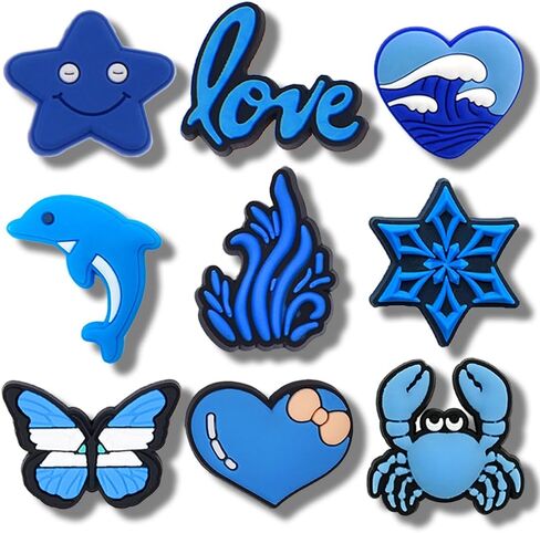 16PCS Weather Cloud Shoe Charms, Shoe Decoration Party Gifts for Boys Girls Kids Women, Men in Saudi Arabia