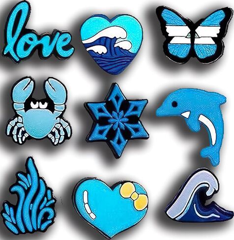 16PCS Weather Cloud Shoe Charms, Shoe Decoration Party Gifts for Boys Girls Kids Women, Men in Saudi Arabia