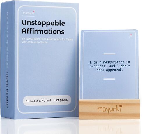 UNSTOPPABLE Affirmation Cards – 52 Bold Mindset Quotes for Ambitious Women, Men Entrepreneurs & High Achievers – Motivational Gift for Her, Him, Boss, or Relentless Dreamer in Saudi Arabia